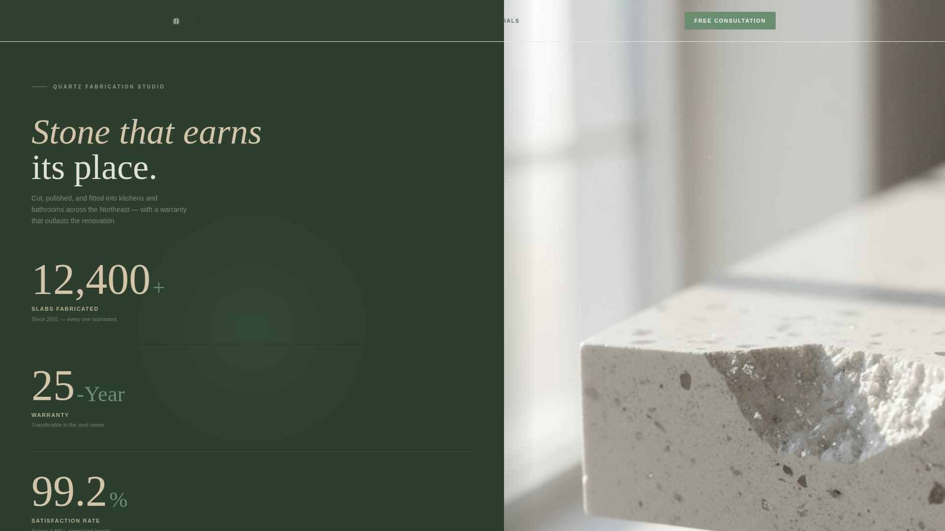 Quartz Products & Professional Website Template