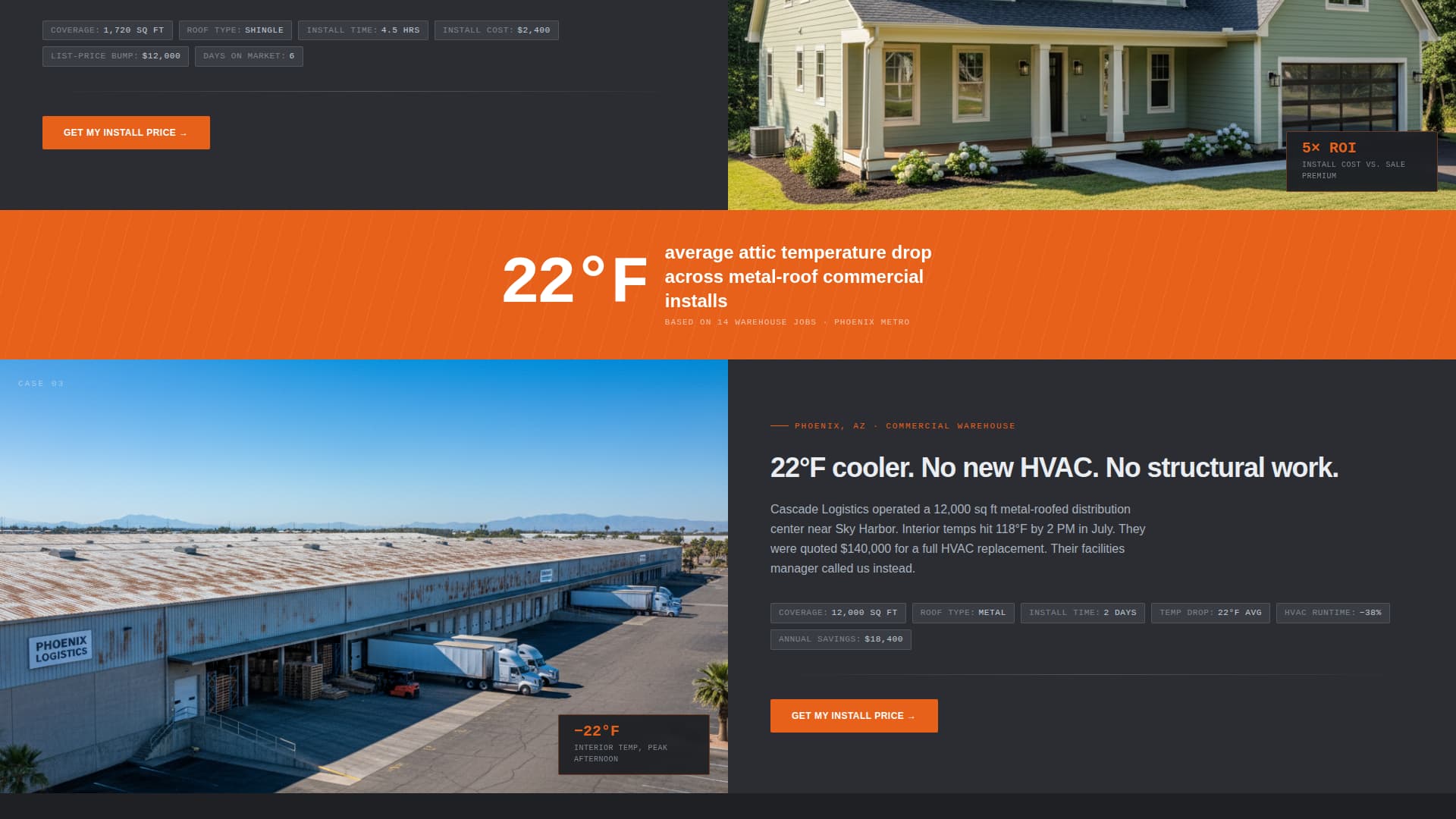 Insulation & Weatherproofing Pricing Website Template