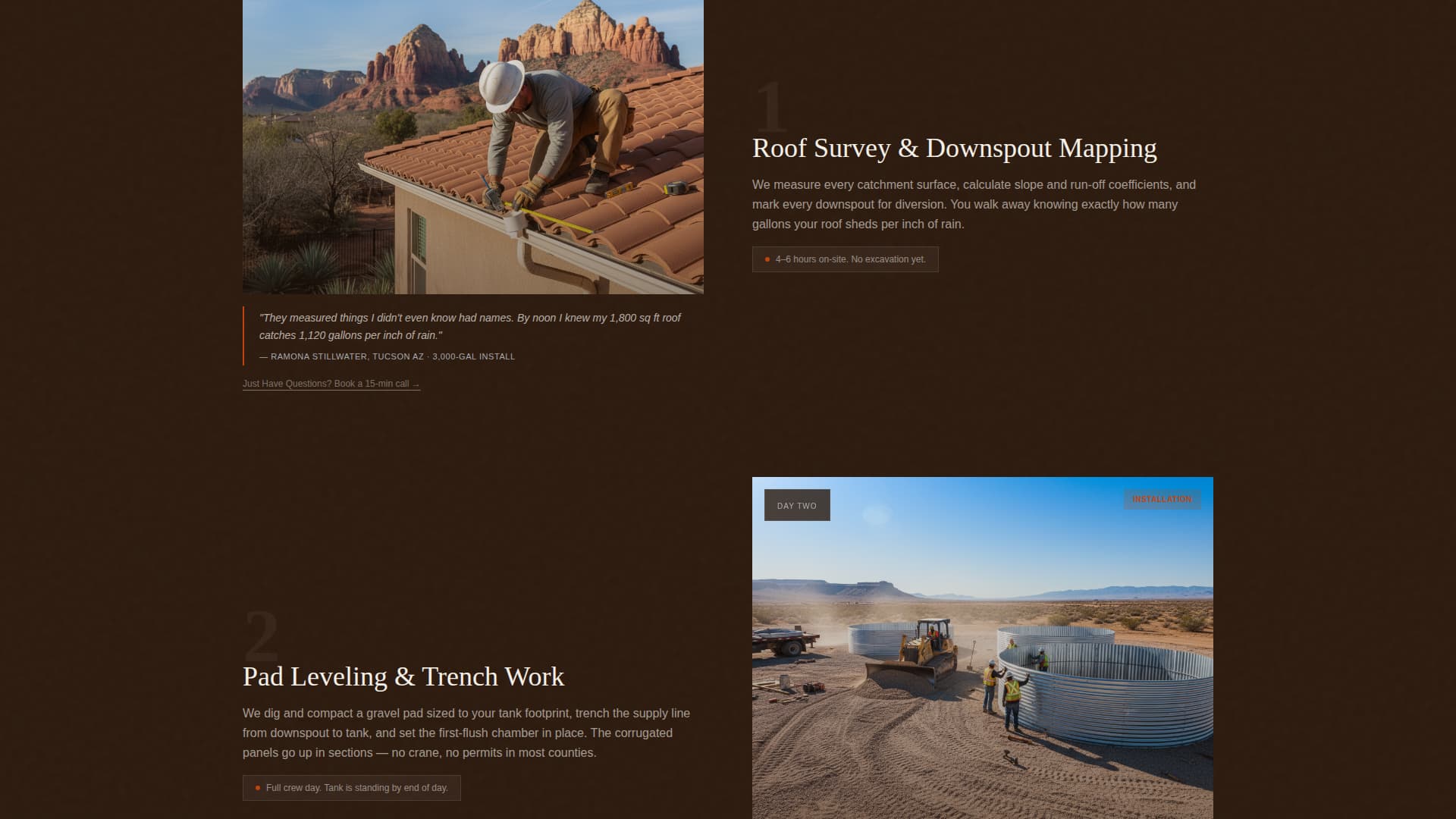Specialty Construction Cost Calculator Website Template