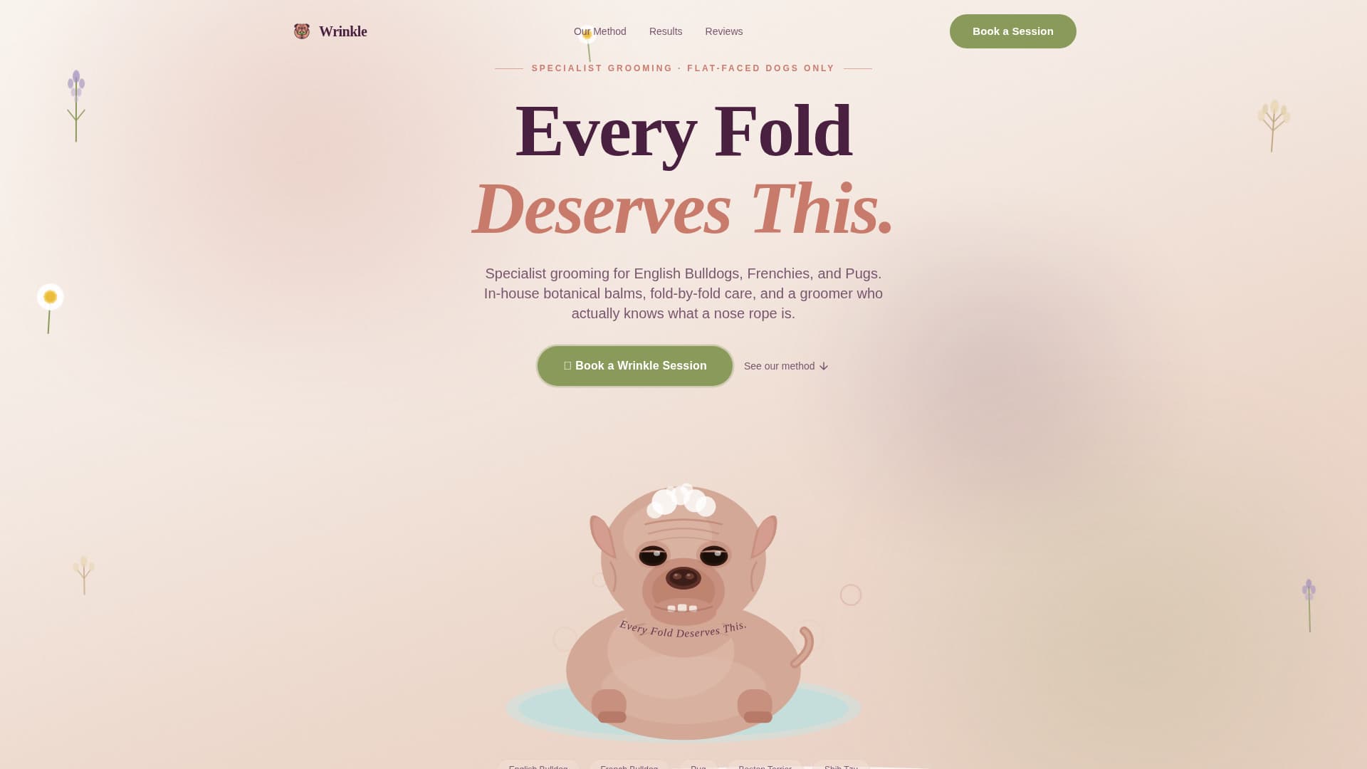 Dog Virtual Booking Website Template