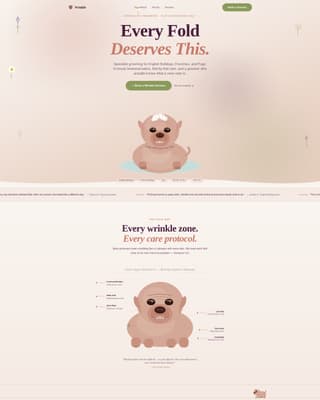 Dog Virtual Booking Website Template