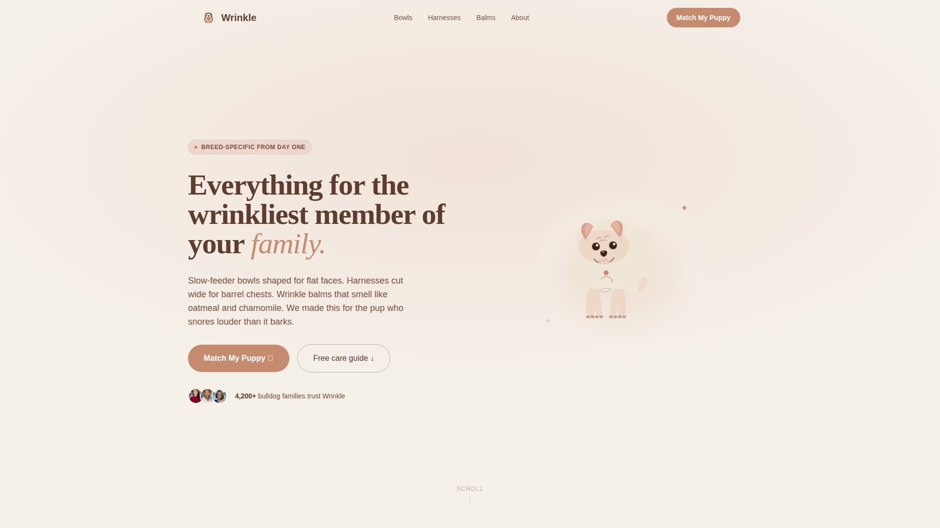 Dog Virtual Professional Website Template