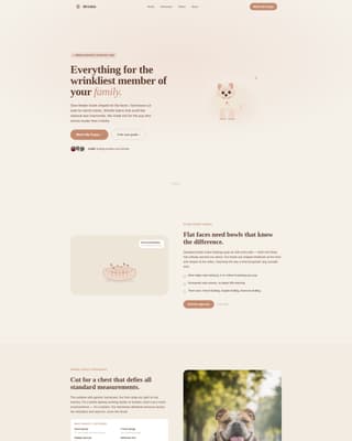 Dog Virtual Professional Website Template