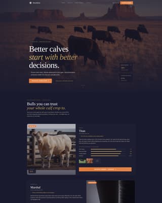 Livestock & Farm Animal Pricing Website Template