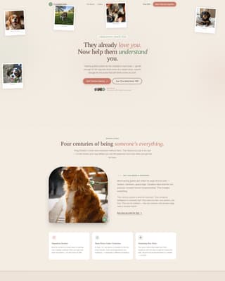 Dog Professional Website Template