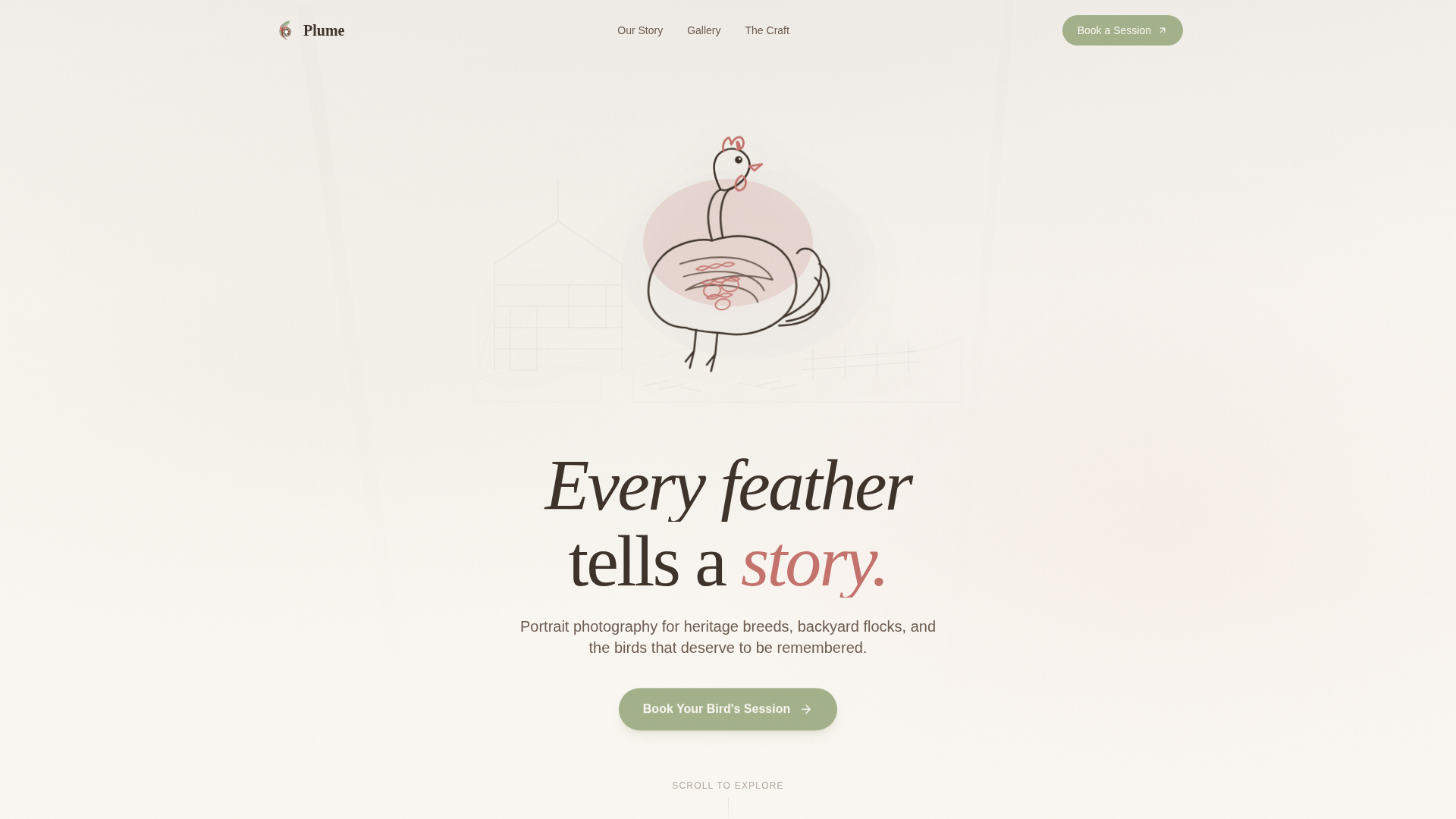 Chicken & Poultry Specialist Booking Website Template