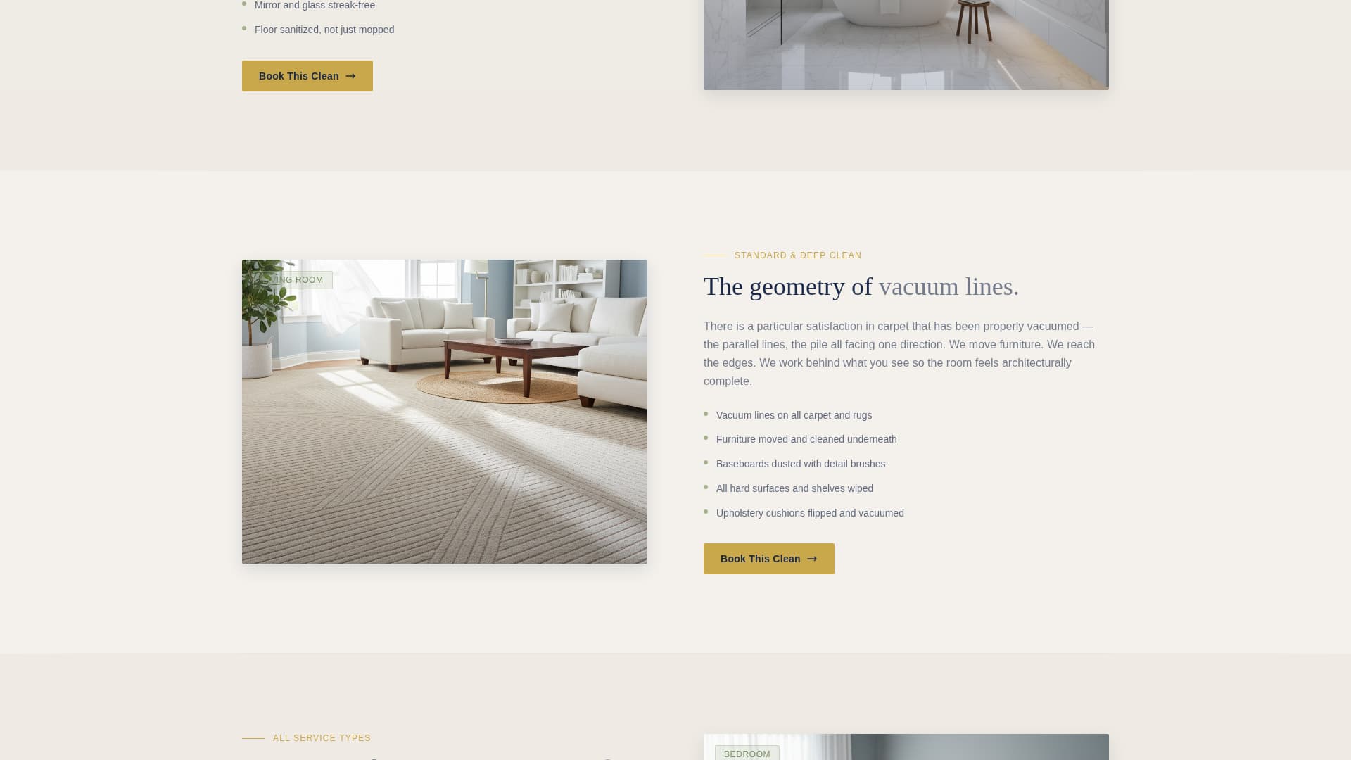 Gleam - Trusted Residential Landing Page Template