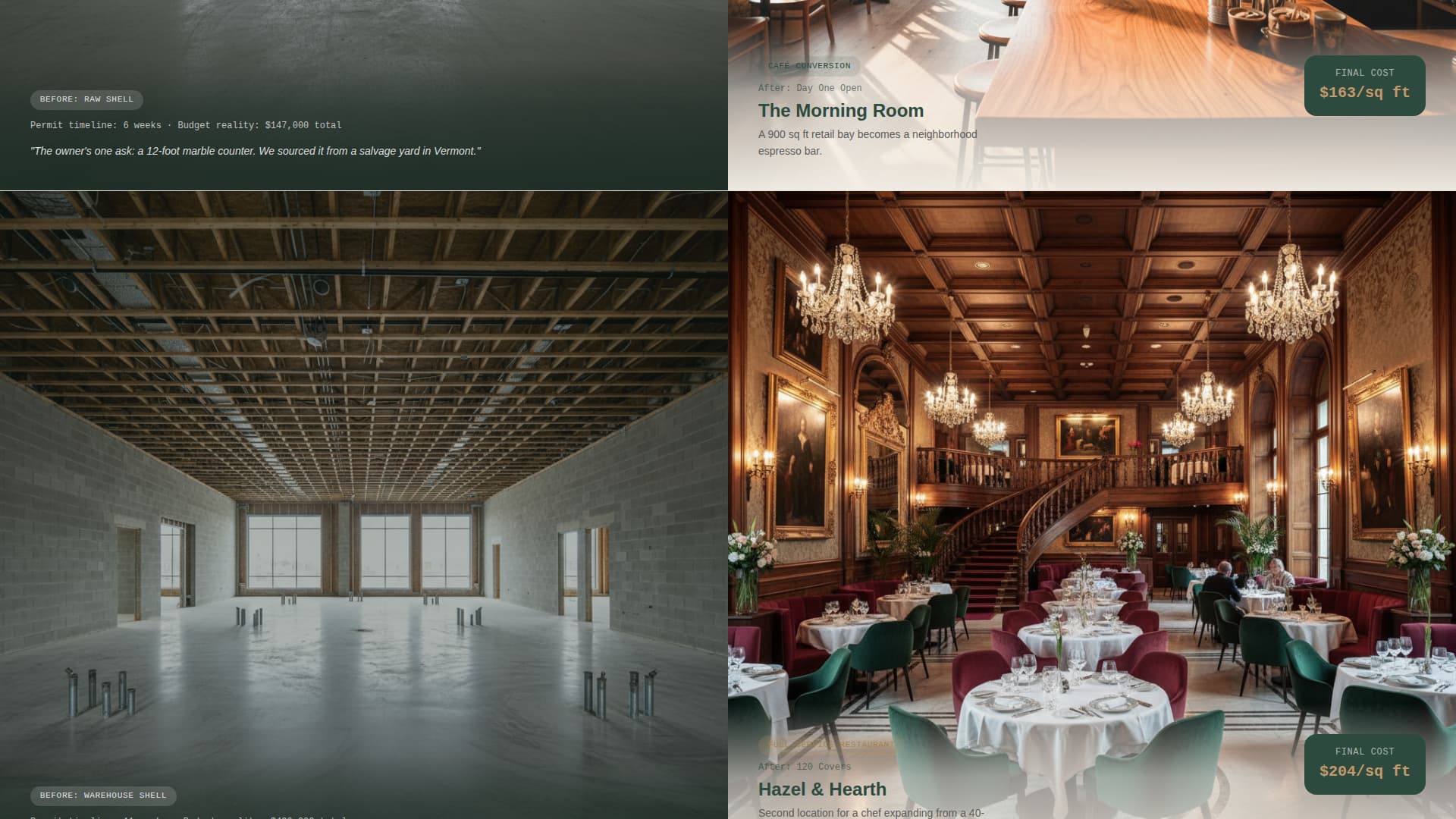 Buildout - Trusted Restaurant Landing Page Template