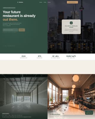 Buildout - Trusted Restaurant Landing Page Template