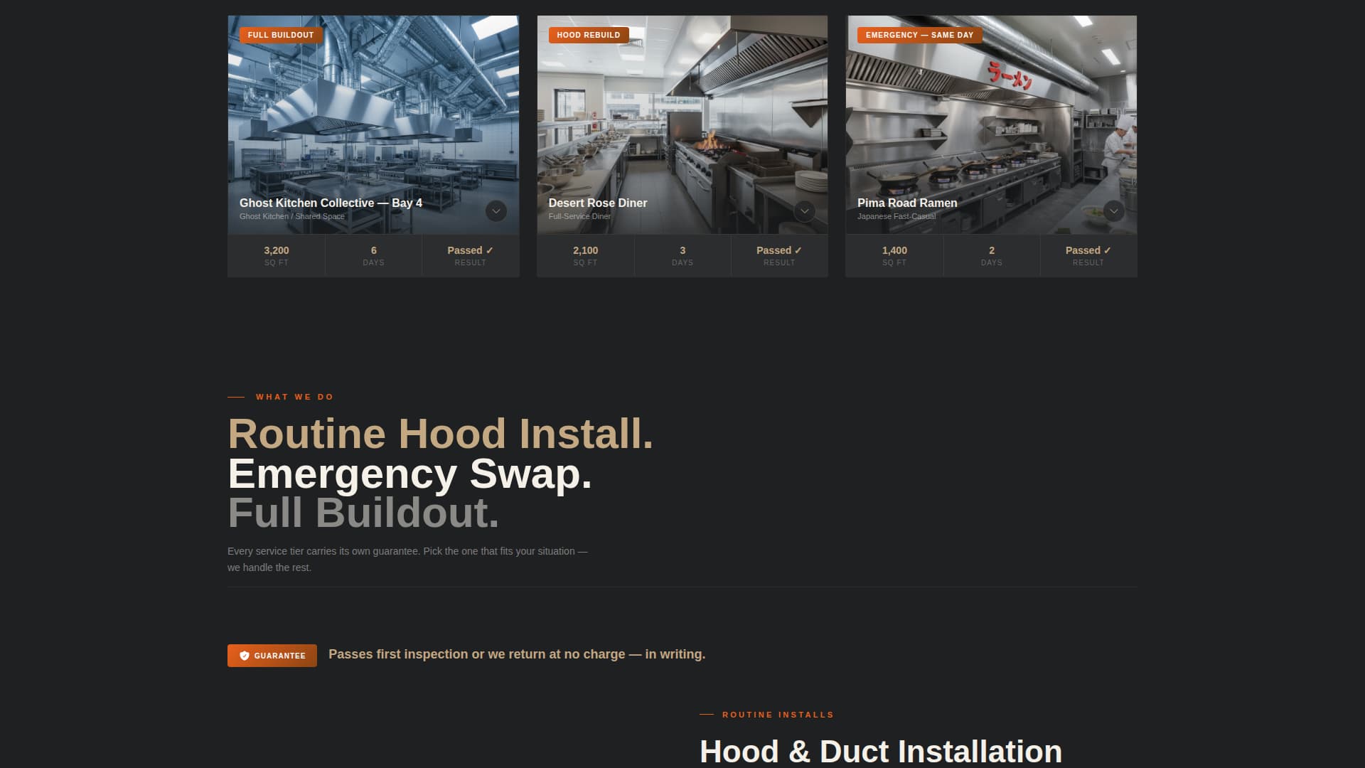 Exhaust - Proven Restaurant Landing Page Template