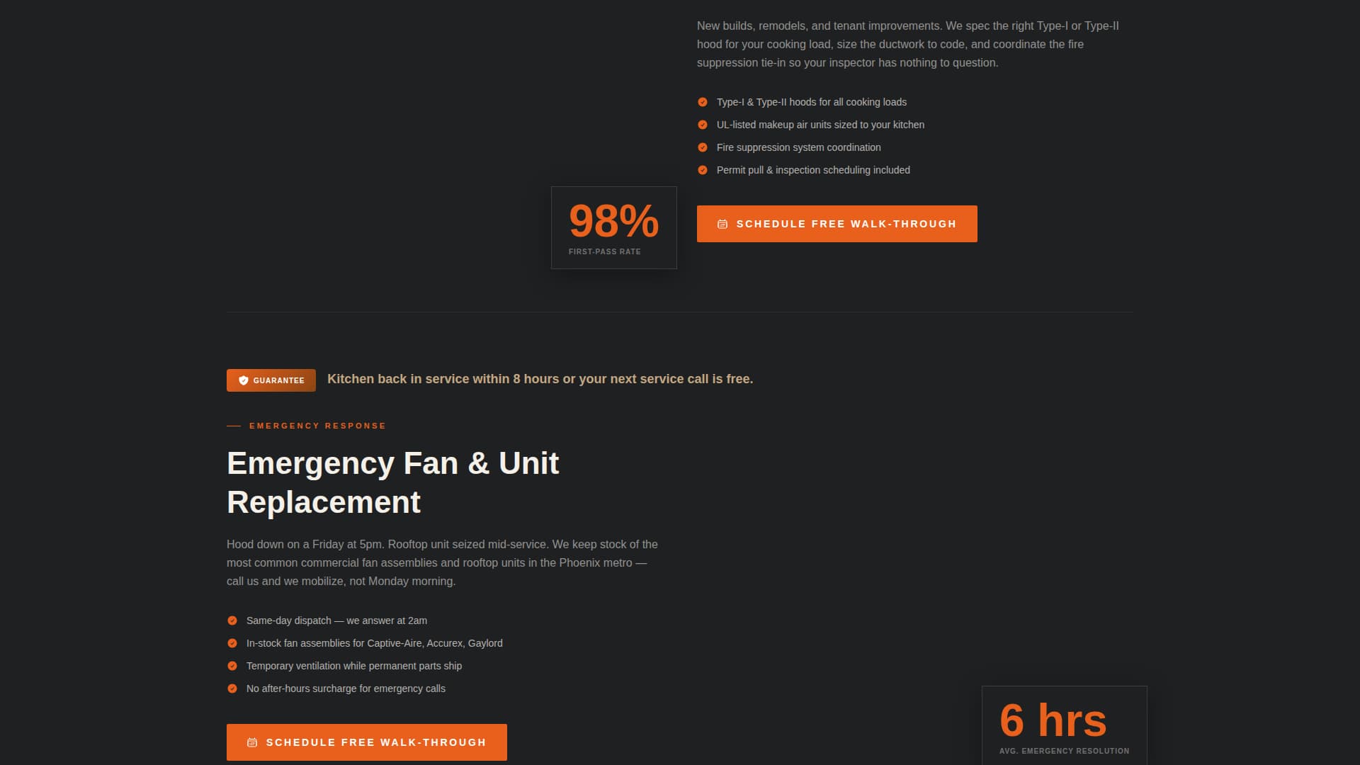 Exhaust - Proven Restaurant Landing Page Template