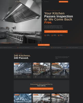 Exhaust - Proven Restaurant Landing Page Template