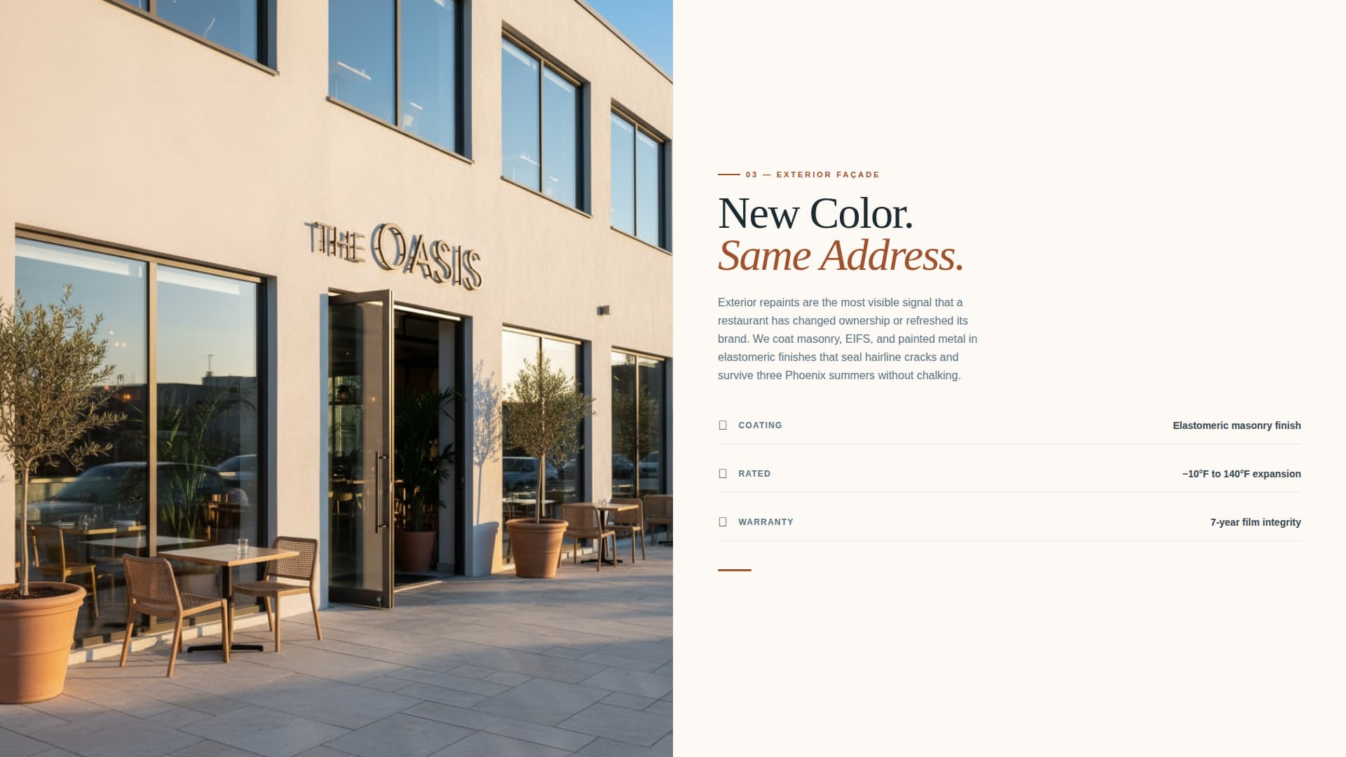 Mesa - Precision Restaurant Landing Page Template