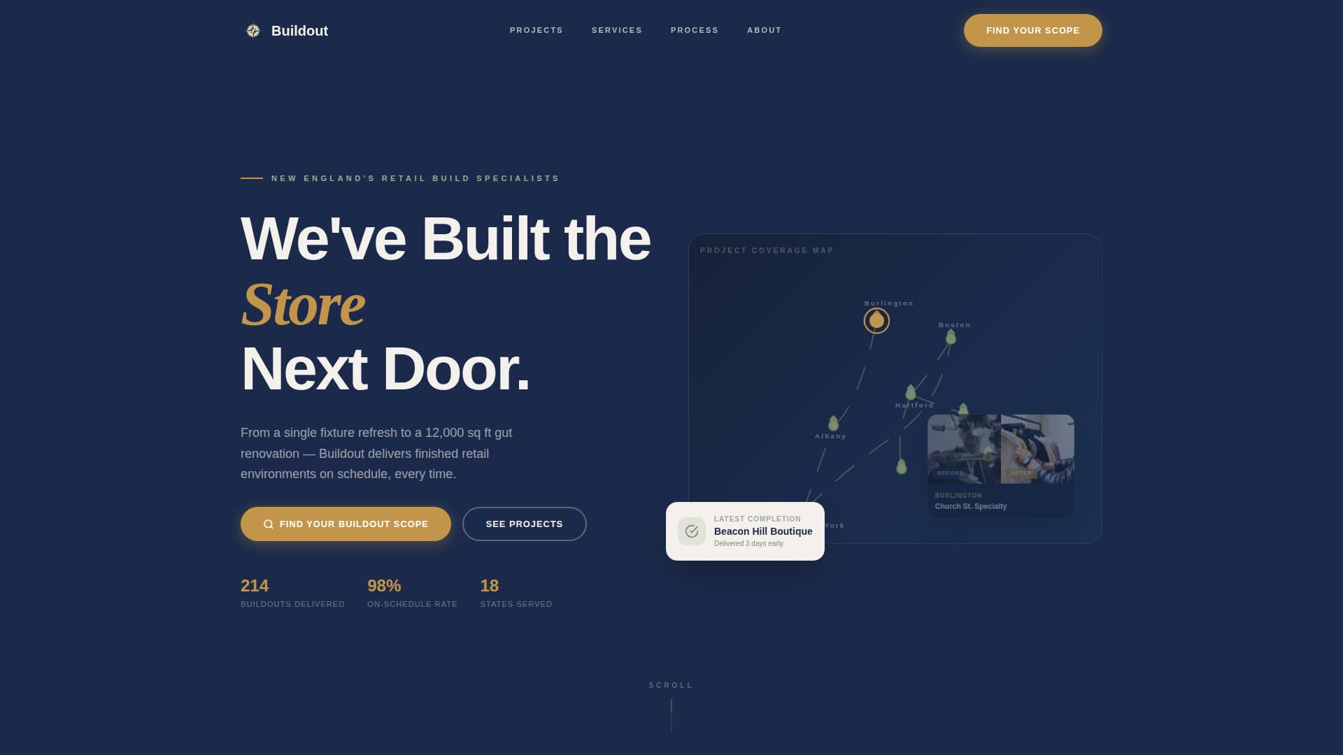 Buildout - Trusted Retail Landing Page Template