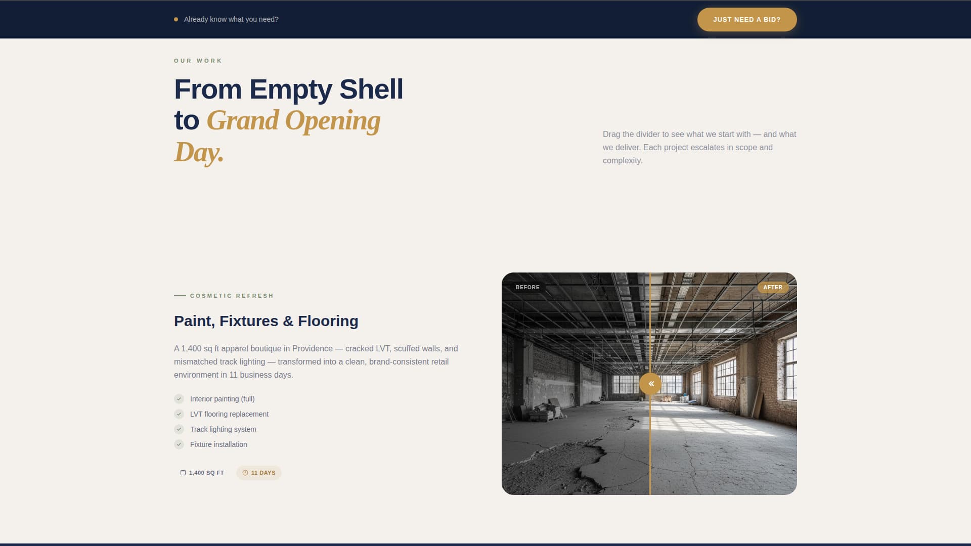 Buildout - Trusted Retail Landing Page Template