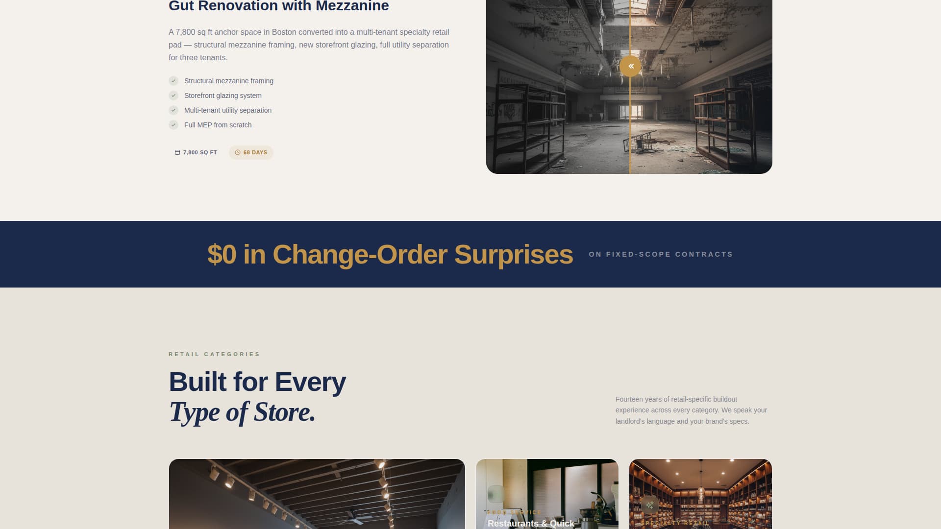 Buildout - Trusted Retail Landing Page Template