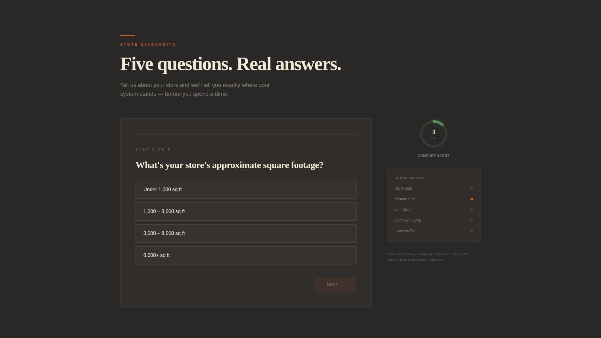 Thermostat - Trusted Retail Landing Page Template