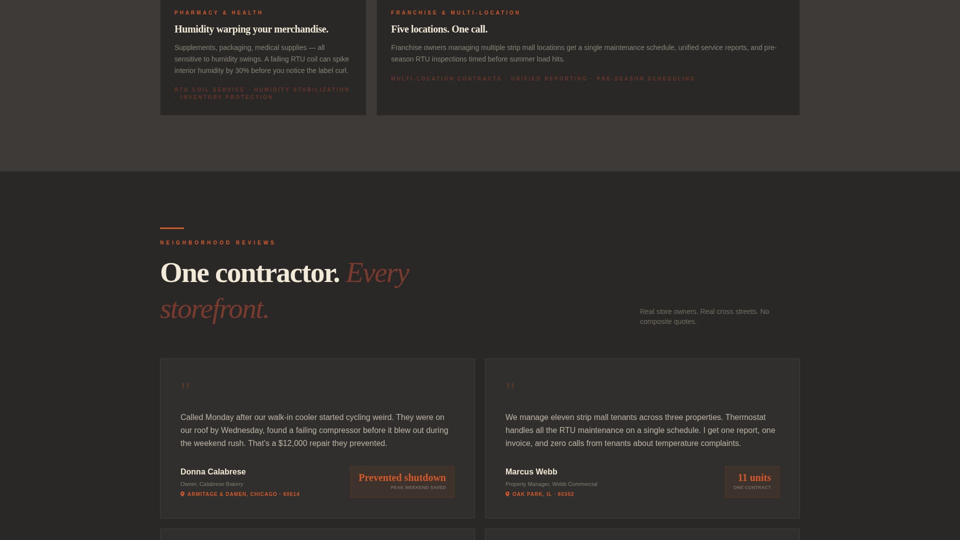 Thermostat - Trusted Retail Landing Page Template