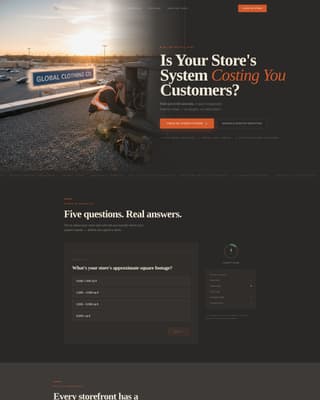 Thermostat - Trusted Retail Landing Page Template