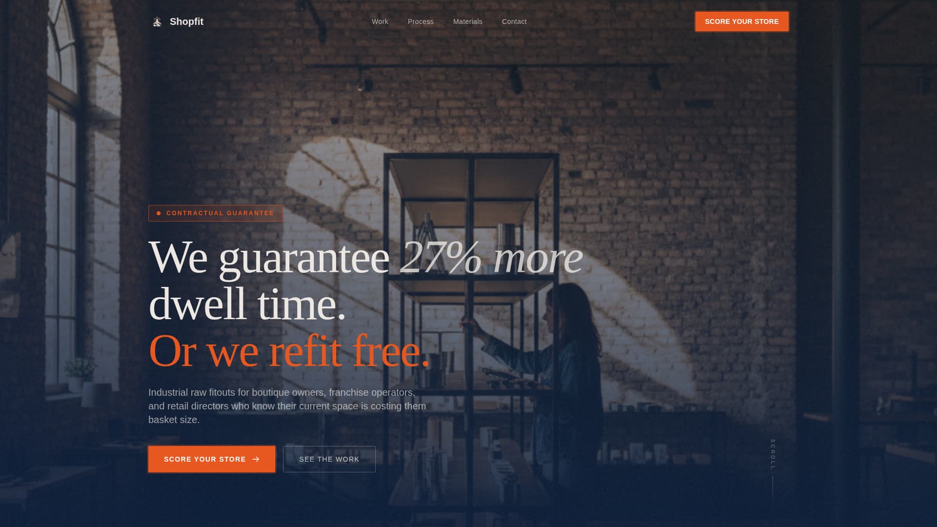Shopfit - Bold Retail Landing Page Template