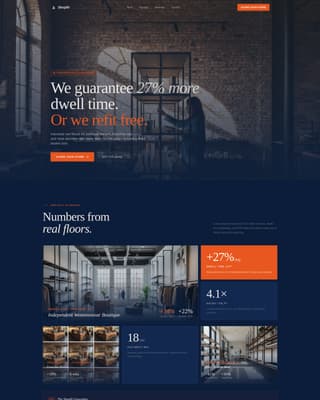 Shopfit - Bold Retail Landing Page Template