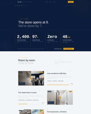 Coat - Overnight Retail Landing Page Template