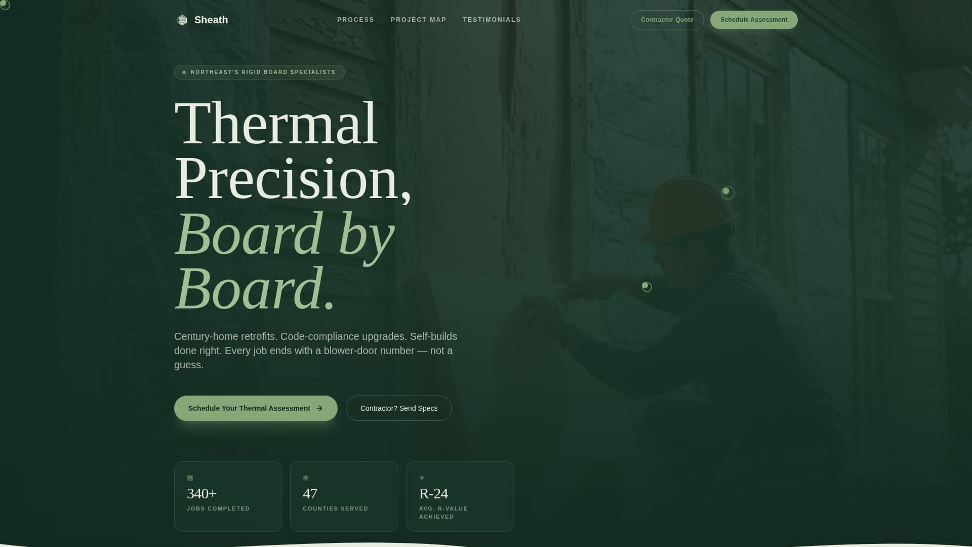 Sheath - Trusted Insulation Landing Page Template