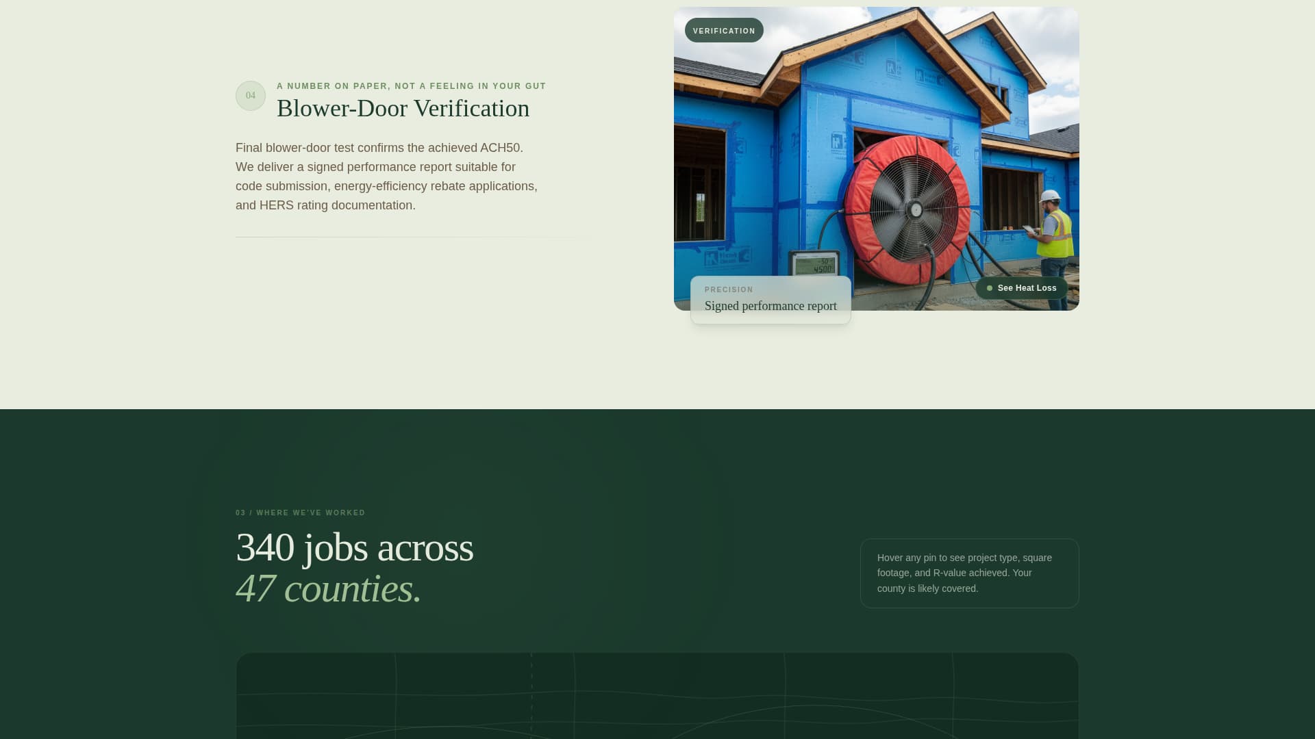 Sheath - Trusted Insulation Landing Page Template