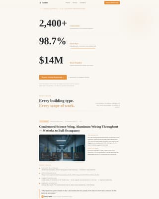 Conduit - Trusted Campus Electrical Landing Page Template