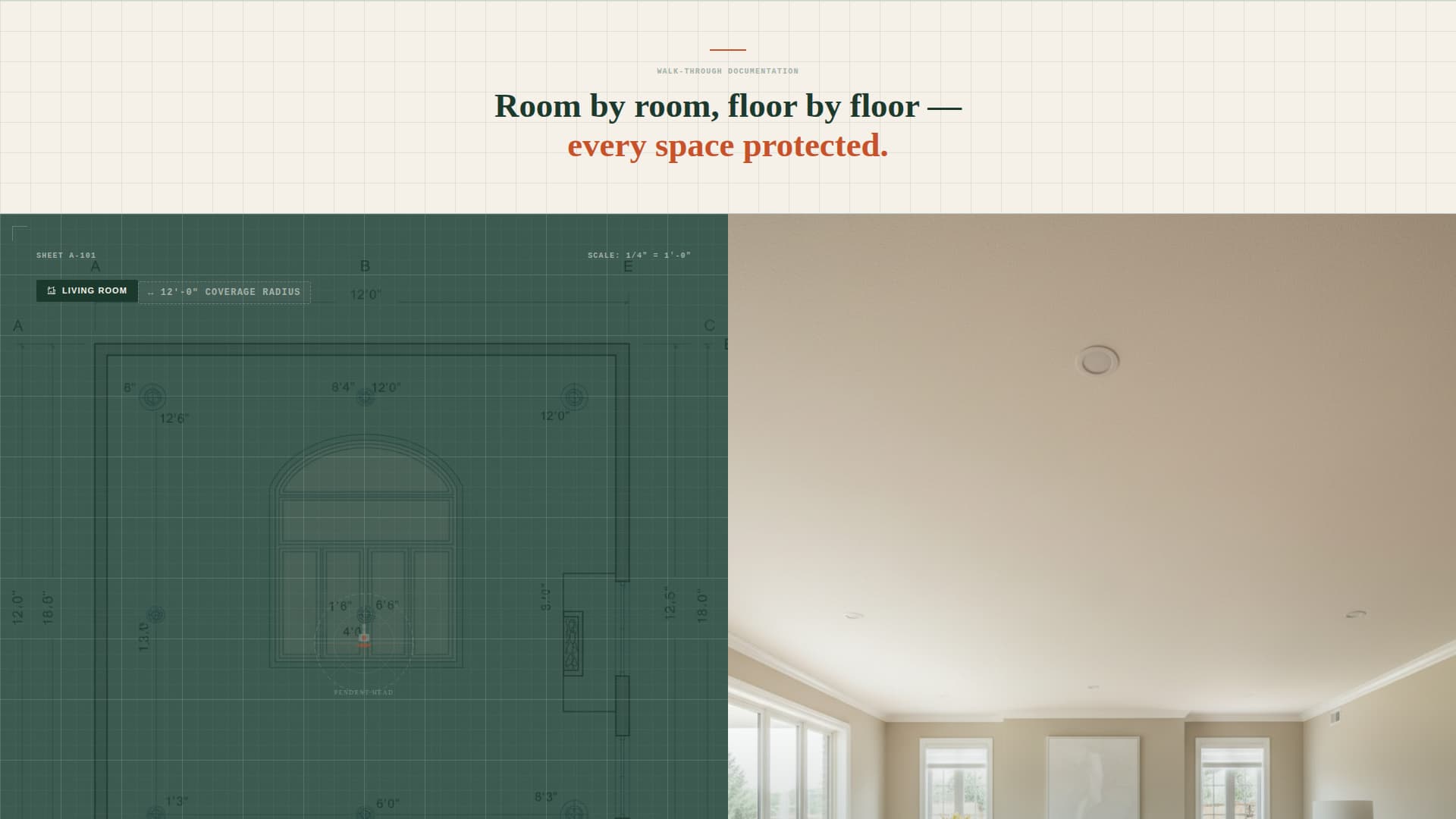 Safeguard - Precision Fire Protection Landing Page Template