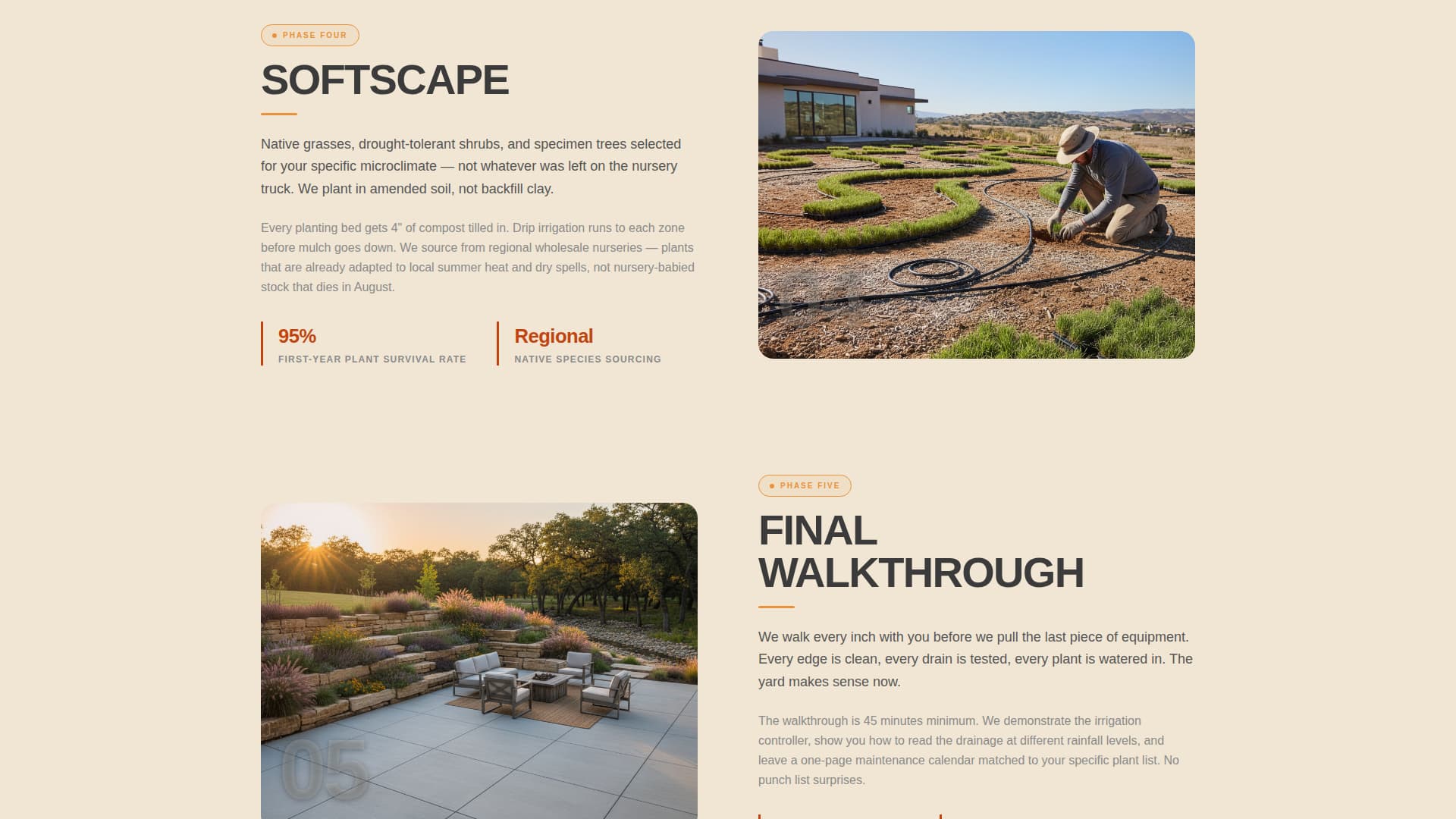 Groundbreak - Transformative Landscaping Landing Page Template
