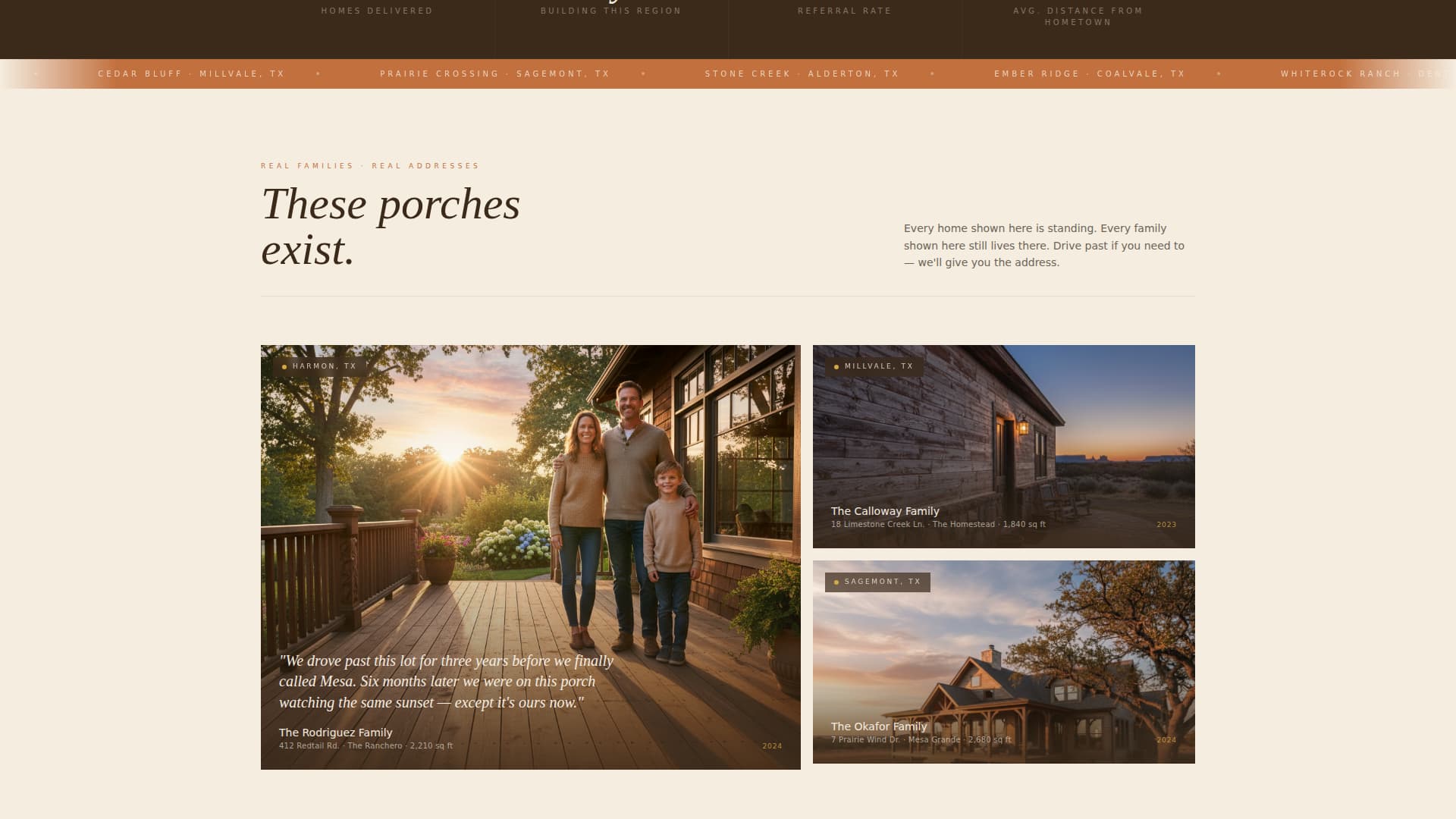 Mesa - Rooted Homebuilder Landing Page Template