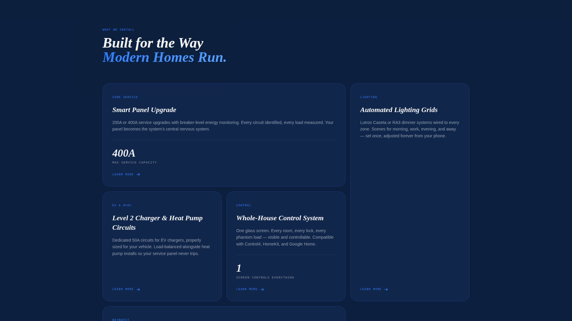 Circuit - Precision Smart Home Landing Page Template