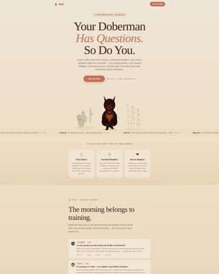 Doberman Professional Website Template
