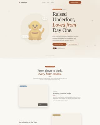Dog Complete Professional Website Template