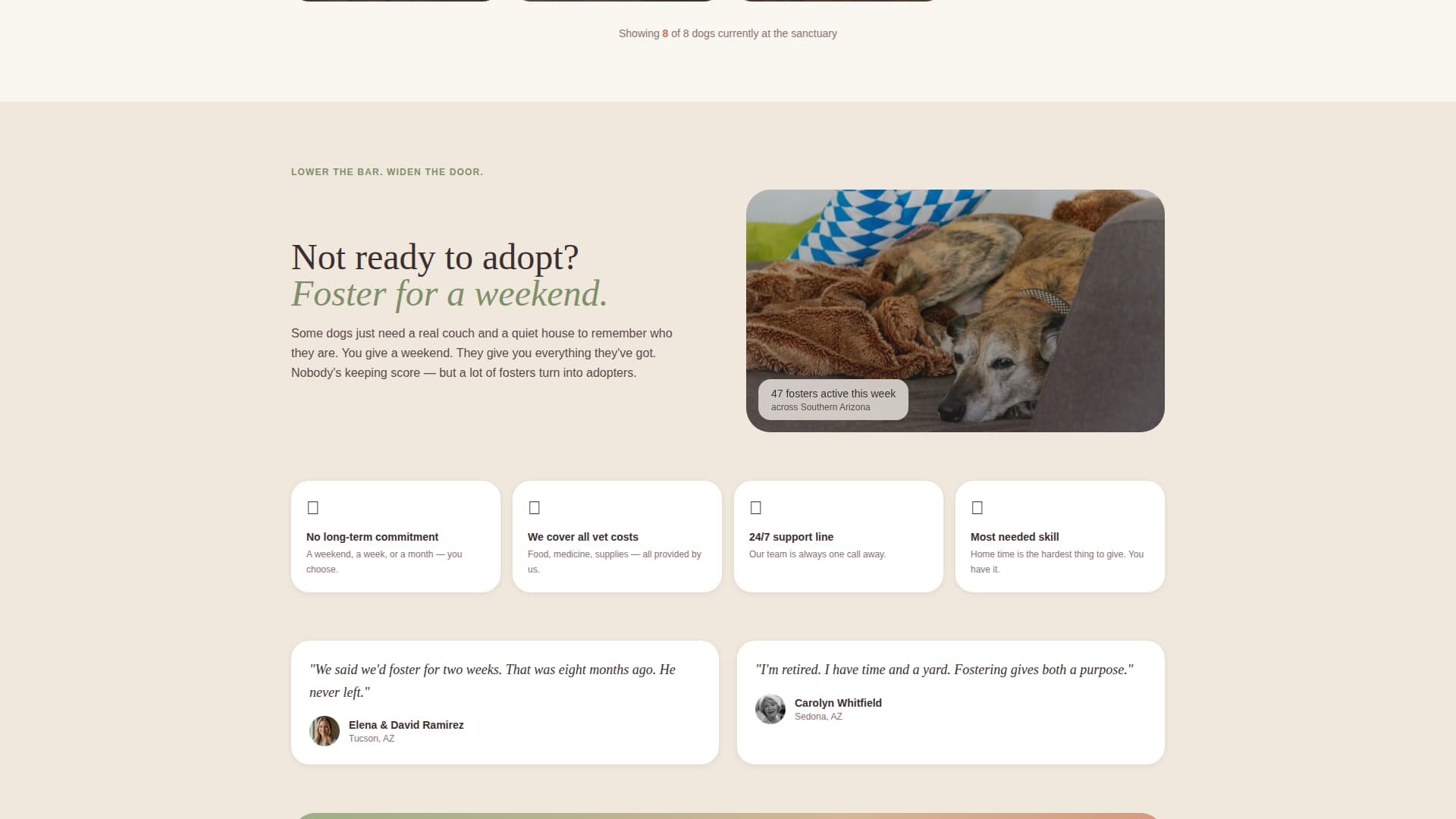 Rescue - Heartfelt Dogrescue Landing Page Template
