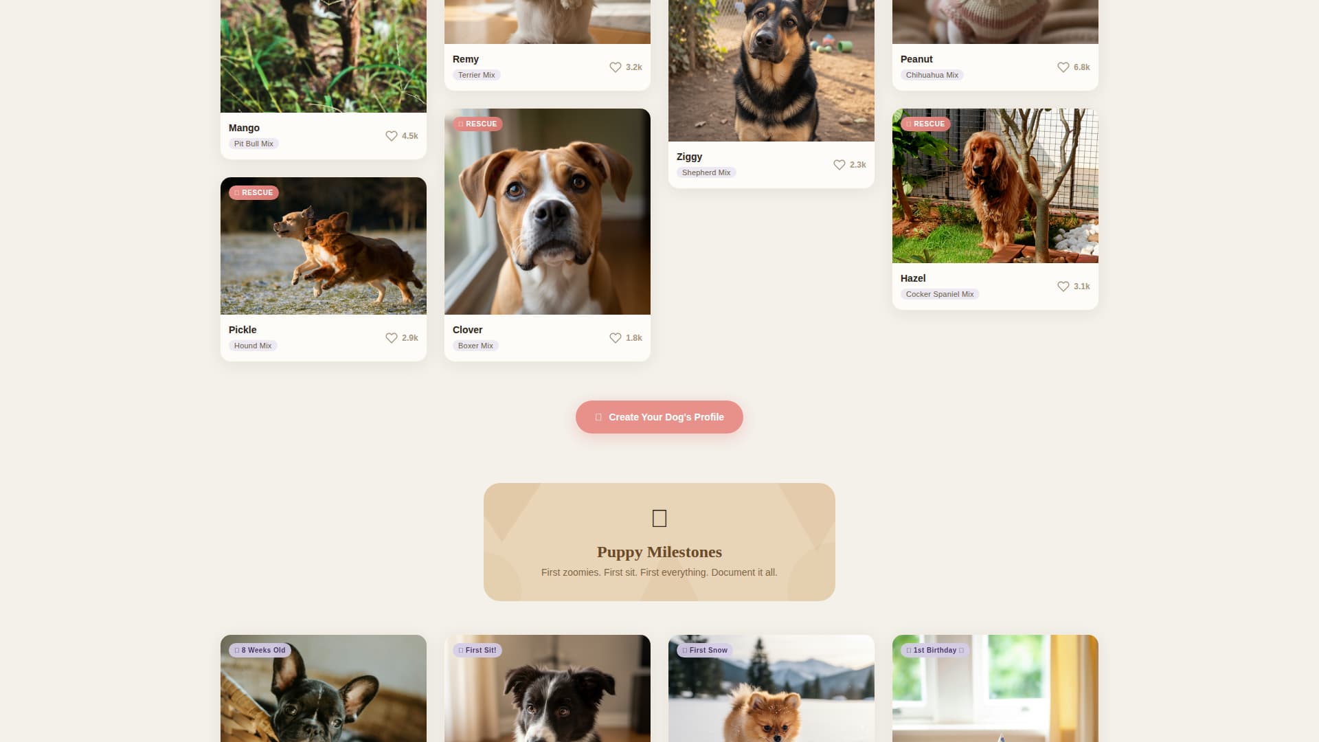 Dog Professional Website Template