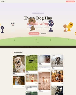 Dog Professional Website Template