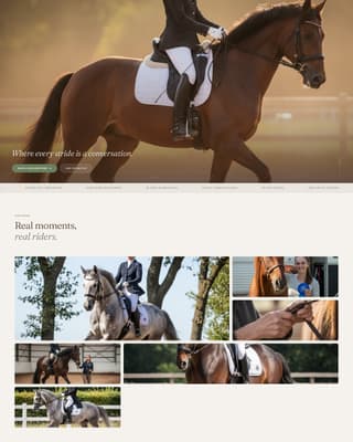 Horse & Equestrian Booking Website Template