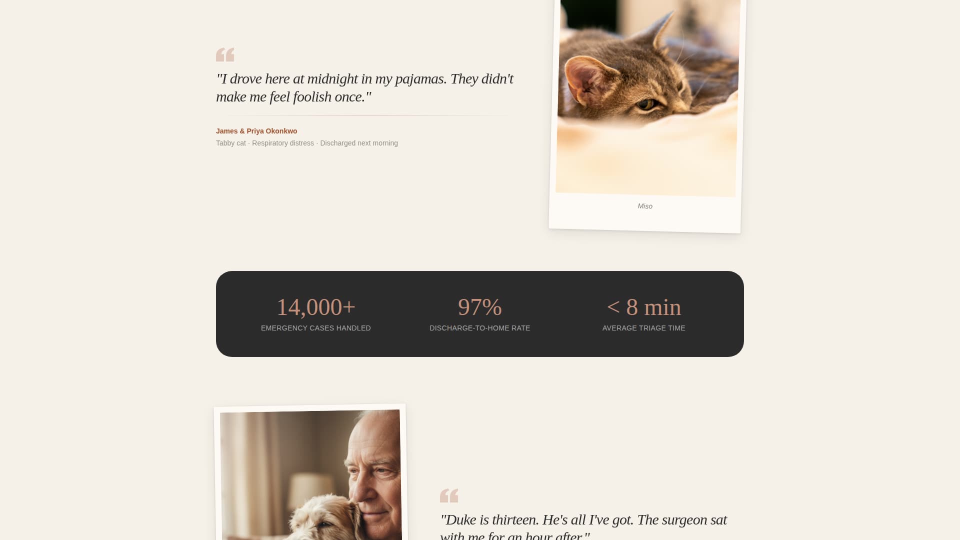 Triage - Trusted Emergencyvet Landing Page Template