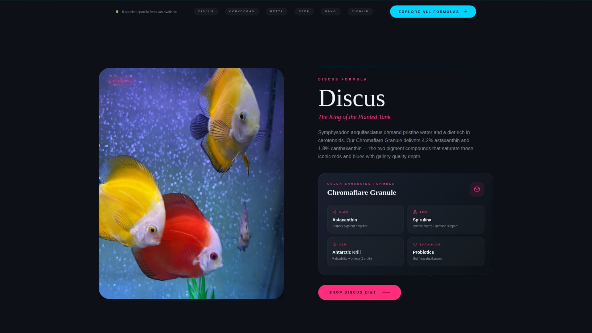 Pellet - Premium Aquarium Landing Page Template