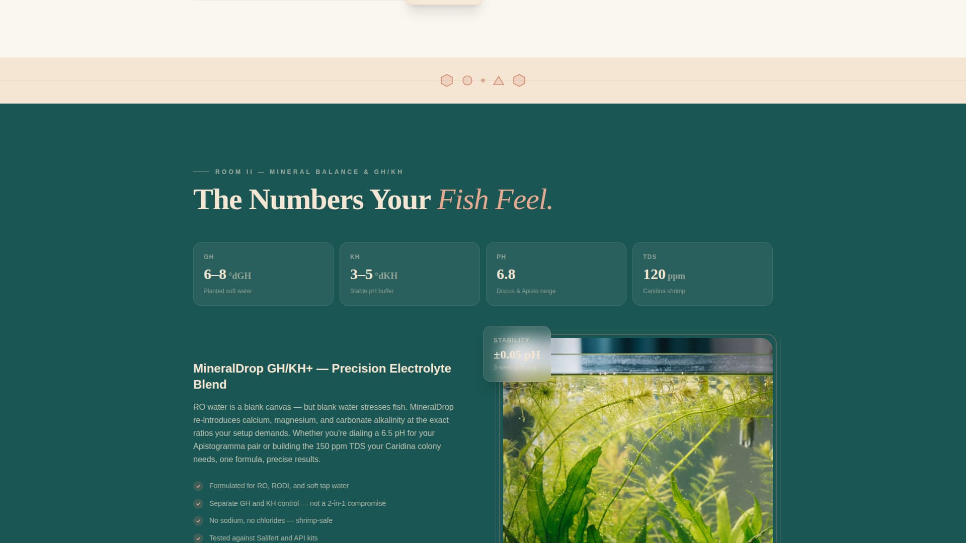 Aqua - Thriving Aquarium Landing Page Template