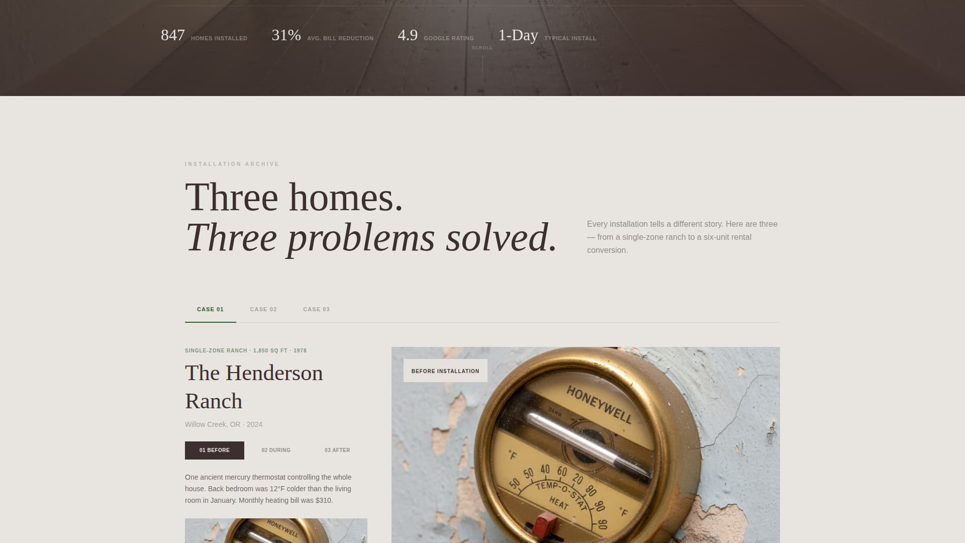 Thermos - Intelligent Thermostat Landing Page Template