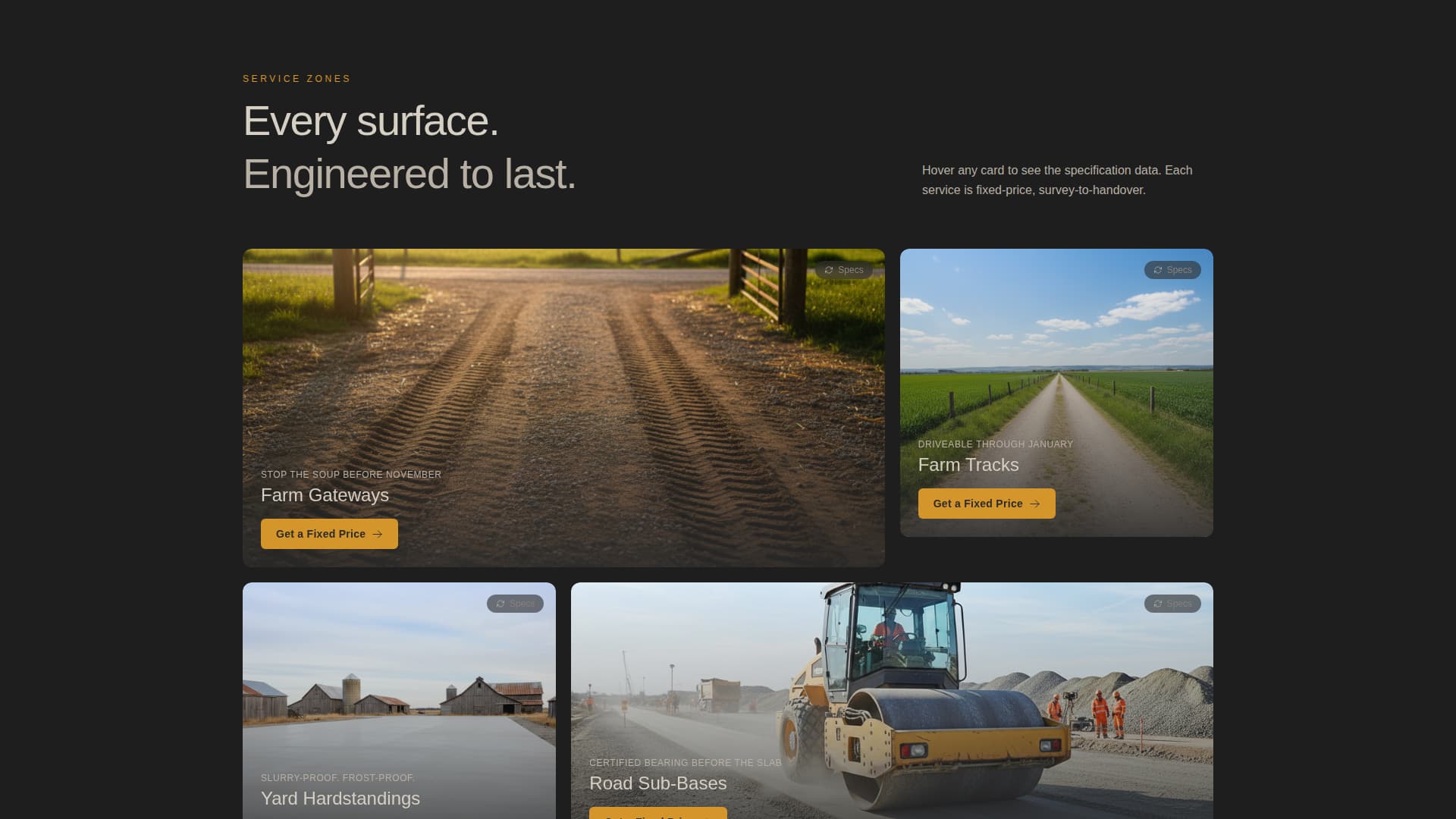 Stabilize - Trusted Soil Stabilization Landing Page Template
