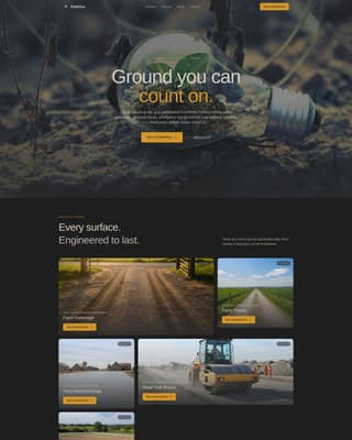 Stabilize - Trusted Soil Stabilization Landing Page Template