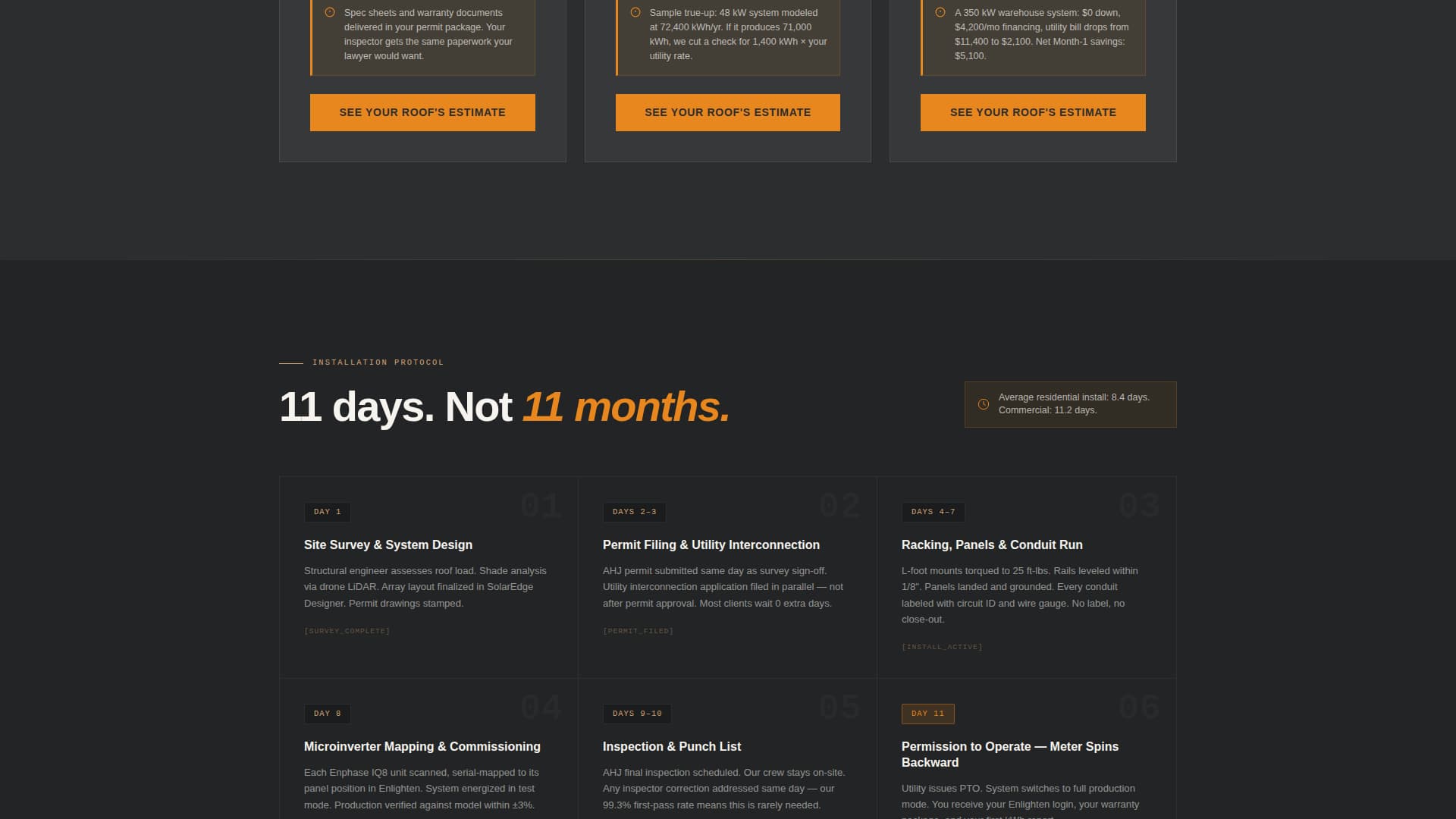 Array - Guaranteed Solar Landing Page Template