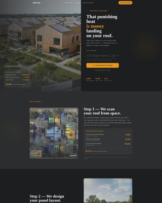 Solar Roof Installation Website Template for Homeowners