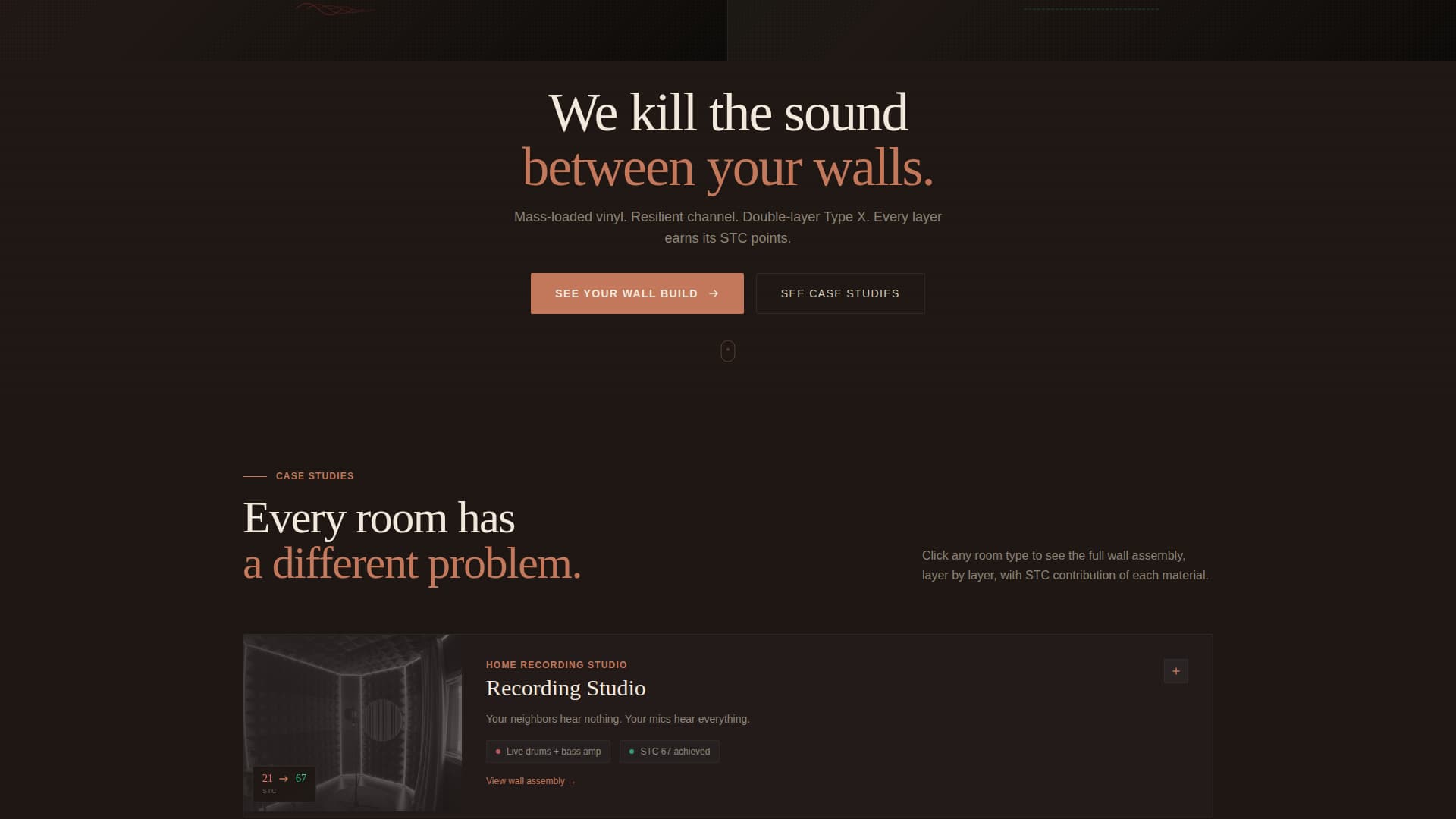 Deaden - Precision Soundproofing Landing Page Template