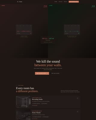 Deaden - Precision Soundproofing Landing Page Template