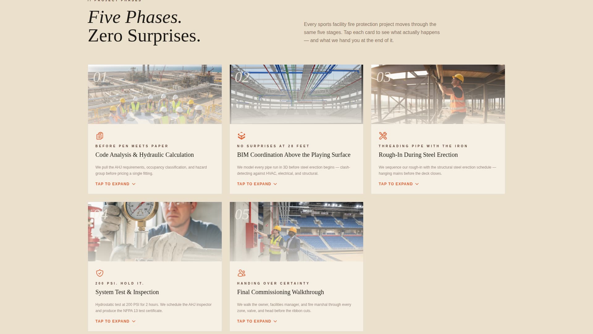 Suppression - Trusted Sports Facility Landing Page Template